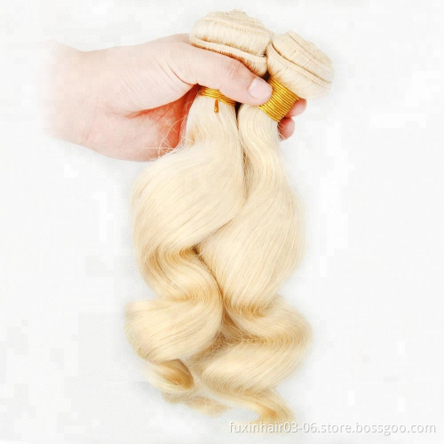 Aliexpress Hair Bundles Import 613 Color Russian Blonde Hair Loose Wave Human Hair